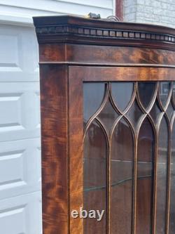 Bevan Funnell English Mahogany Corner Cabinet
