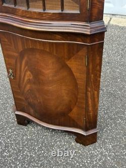 Bevan Funnell English Mahogany Corner Cabinet