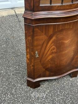 Bevan Funnell English Mahogany Corner Cabinet