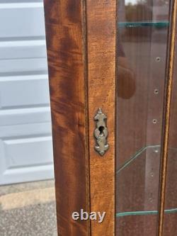 Bevan Funnell English Mahogany Corner Cabinet