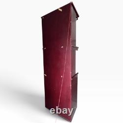 Buddhist Chinese Vietnamese Altar Shrine Cabinet 3 Levels Lights Red Wood 84 H