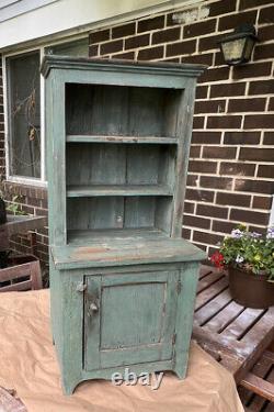 C 1800s Diminutive/Child's Dry Sink Forged nails tongue groove Pine Lancaster Pa