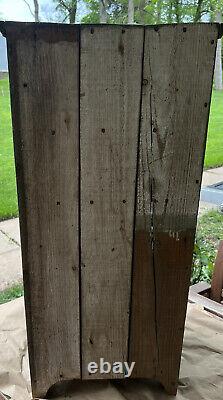 C 1800s Diminutive/Child's Dry Sink Forged nails tongue groove Pine Lancaster Pa