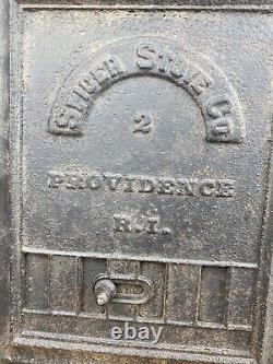 C. 1885 Stove Door with Cabinet Spicer Stove Co. Providence, RI Spice Cupboard