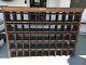 C1900 Oak Post Office Or Railroad Station Cubby Sorter Ny State 48.5 X 36 X 11