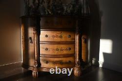 Cabinet Antique 44'' hand-painted Cabinet Console Sideboard Buffett Hut