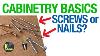 Cabinetry Basics Part 2 Screws Or Nails Ad Video 436