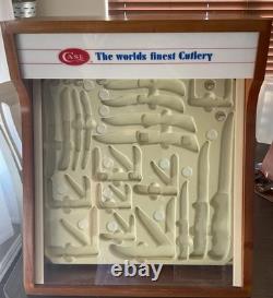 Case Vintage 1980s Dealer Knife Display Cabinet FREE SHIPPING
