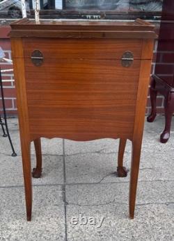 Caswell-Runyon Perfect Sewing Cabinet Flame Mahogany Circa 1930