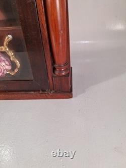 Charming Antique Wall Cabinet Made From A 1850s Clock Case, 30x16