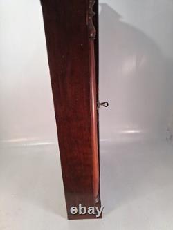 Charming Antique Wall Cabinet Made From A 1850s Clock Case, 30x16