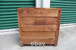 Charming Victorian Chestnut Washstand with Burl Accents Ca. 1870