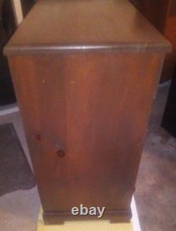 China Cabinet & Hutch, Dark Pine, withDrawers, Early American Style, Hand Finished