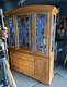 China Cabinet' With Glass Doors With Bottom Draws With Light Pickup Only