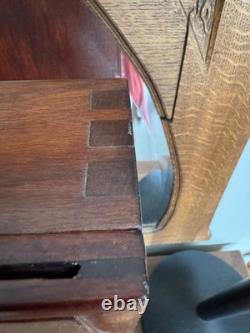 Chinese Rosewood Display Cabinet Curio Case Glass Front & Sides