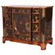 Chinoiserie Decorated Credenza Cabinet 20th C