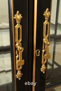 Chinoserie Decorated Pagoda Display Cabinet