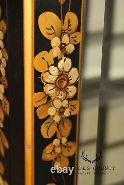 Chinoserie Decorated Pagoda Display Cabinet