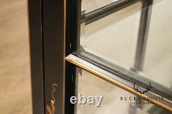 Chinoserie Decorated Pagoda Display Cabinet
