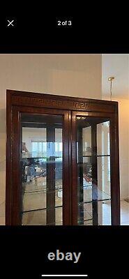 Chippendale By Drexel Lighted Display/curio Cabinet