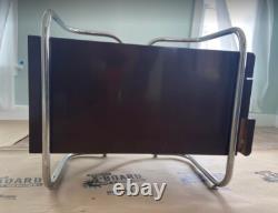 Chocolate Lacquer Tubular Steel Pace collection Leon Rosen Desk Drawers