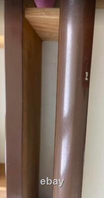 Chocolate Lacquer Tubular Steel Pace collection Leon Rosen Desk Drawers