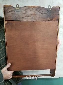 Circa 1900 Antique Oak Medicine Cabinet