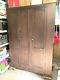 Circa 1930's Antique Solid Old Wood Pine Pantry Cabinet H 78, W 55.5, D 17