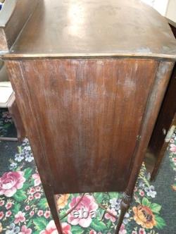 Circa Turn Of The 19th Century Music Cabinet With One Adjustable Shelf