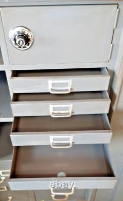 Cole Steel File Cabinet ALL IN ONE OFFICE / Desk / Safe Combo / Locking Doors