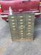 Cole Steel Industrial 27 Drawer Storage Chest Cabinet File Vintage Machine Age