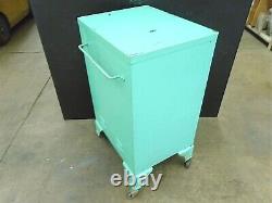 Cool VINTAGE STEEL Medical Institutional CABINET 33 x 20 x 16 ASYLUM FRESH