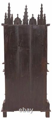 Cupboard / Cabinet, Credence, French, Gothic Revival, Highly Carved, Oak, 1800's