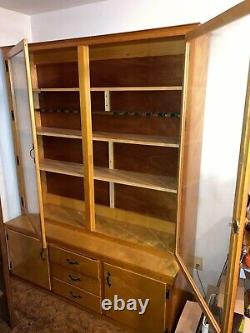 Custom Made Wood / Glass Cabinet Local Pick Up Only