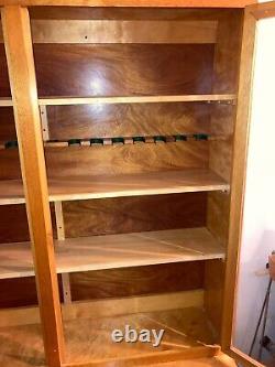 Custom Made Wood / Glass Cabinet Local Pick Up Only