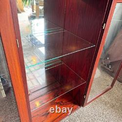 Danish Modern Rosewood Display Cabinet by Skovby