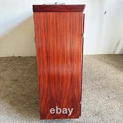 Danish Modern Rosewood Display Cabinet by Skovby