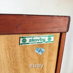 Danish Modern Rosewood Display Cabinet by Skovby