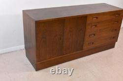 Danish Rosewood Credenza Carlo Jensen For Hundevad Four Drawers