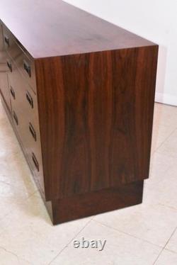Danish Rosewood Credenza Carlo Jensen For Hundevad Four Drawers