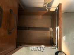Deep Discount Antique Filing Cabinet, 4 drawer, oak, for letter size documents