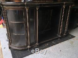 Demilune Empire Style Sideboard / Display Cabinet (Antique)