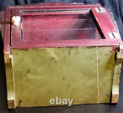 Display Cabinet Medical Apothecary / Barber Shop / Dentist Case Antique Art Deco