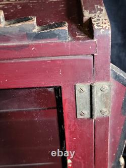 Display Cabinet Medical Apothecary / Barber Shop / Dentist Case Antique Art Deco
