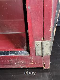 Display Cabinet Medical Apothecary / Barber Shop / Dentist Case Antique Art Deco