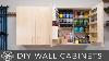 Diy Wall Cabinets With 5 Storage Options Shop Organization