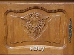 Dk0152 French Provincial Oak Display Cabinet