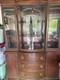 Drexel New Travis Court Signed Vintage Breakfront China Cabinet. Mahogany