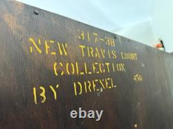Drexel New Travis Court Signed Vintage Breakfront China Cabinet. Mahogany