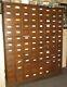 Extra Large Antique 104 Drawer Library Card Catalog File Cabinet Library Bureau